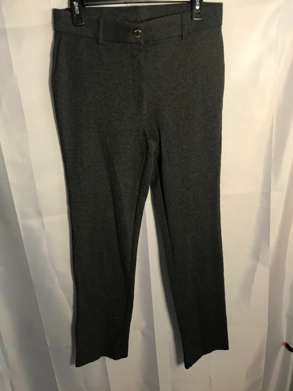 Rafaella Comfort Women’s Dress Pants Size 10 Charcoal Gray Straight Leg
